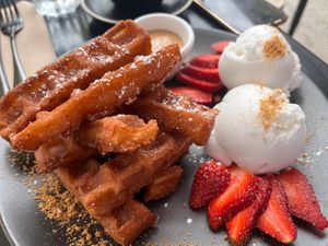 Special: cinnamon waffle sticks (sorry-can’t remember the exact name, but AMAZING!!)  at Dicki's in New Farm