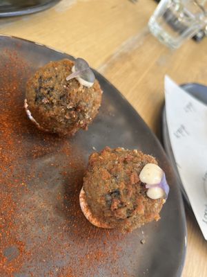 Arancini   at Dicki's in New Farm