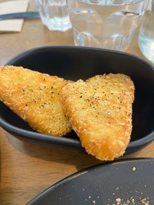 Gotta have a hashie or two...  at Dicki's in New Farm