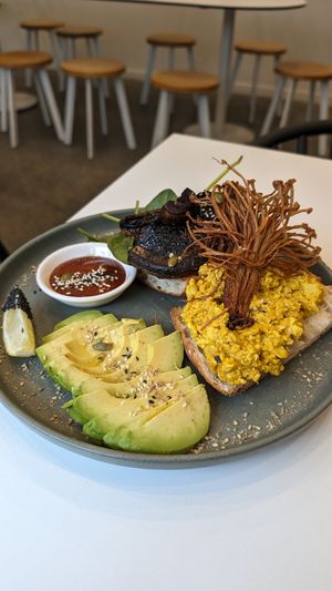 Omelette + avo extra at Dicki's in New Farm