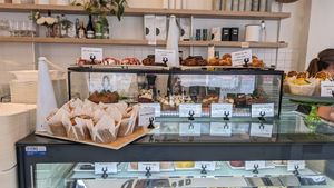 The sweets cabinet! at Dicki's in New Farm