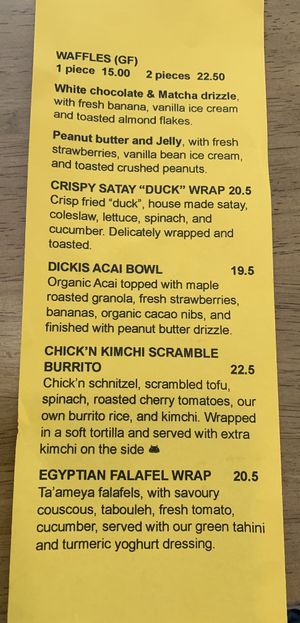 Current Specials   at Dicki's in New Farm