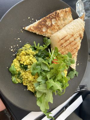 Green eggs #Veganuary at Dicki's in New Farm