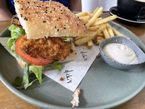 ELT special - eggplant, lettuce, tomato  at Dicki's in New Farm