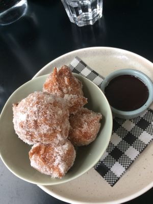 Donut balls special  at Dicki's in New Farm