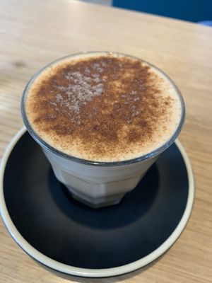 Chai latte  at Dicki's in New Farm