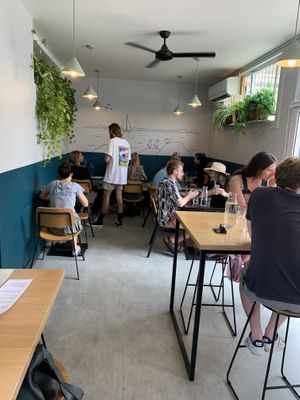 Inside  at Dicki's in New Farm