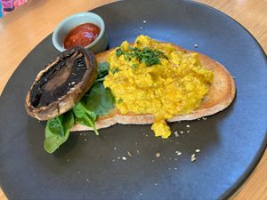 Tofu scramble. Wow!!! at Dicki's in New Farm