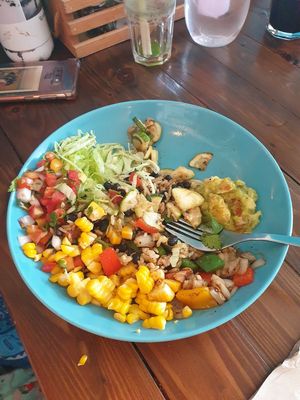 Mexican bowl at Cafe Tropical in Koh Lipe