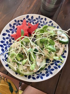 Avo toast at Cafe Tropical in Koh Lipe