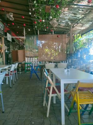 Outdoor seating available at The Red Tomato in Langkawi