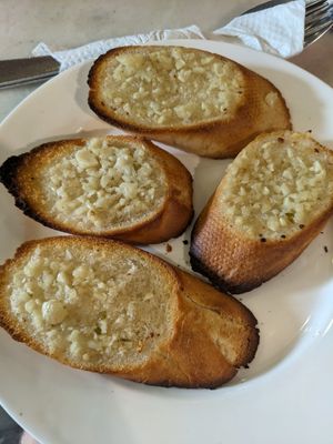 Garlic bread at The Red Tomato in Langkawi