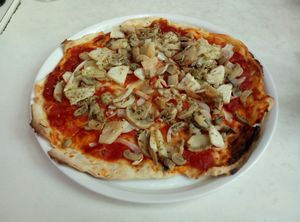 Pizza at The Red Tomato in Langkawi