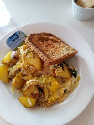 Gluten free farmer's choice at The Red Tomato in Langkawi