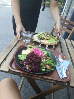 Salad lunch buffet at Verso in Helsinki