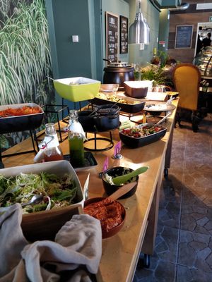 Buffet at Verso in Helsinki