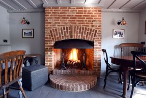 Fireplace at The Chequers Inn at The Chequers Inn in Hunstanton