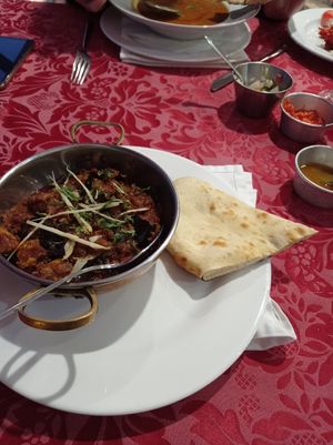 brinjal bhaji at Indian Palace in Funchal