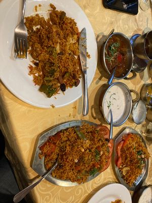 already digged in lol   at Indian Palace in Funchal