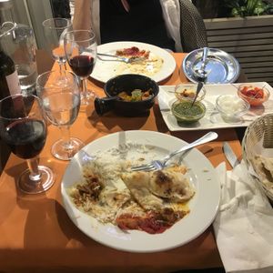 Very spicy veggies at Indian Palace in Funchal