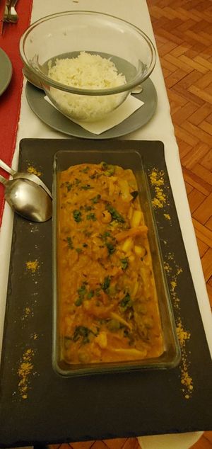 Curry at Momentos in Evora