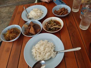 Tasting almost all dishes of the buffet, amazing! at Vegetarian - Chakungrao in Kampaeng Phet
