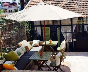Outdoor Seating  at Biang Bistro in Da Lat
