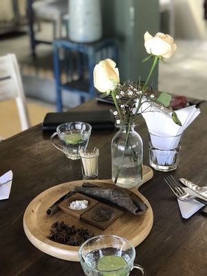 Lunch Time Setting  at Biang Bistro in Da Lat