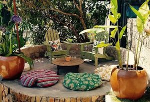 Moroccan Style Comfy Seating  at Biang Bistro in Da Lat