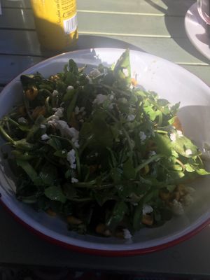 Pumpkin salad  at Biang Bistro in Da Lat