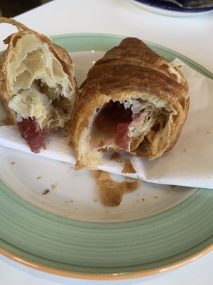 Vegan berry croissant  at Tuttis in London