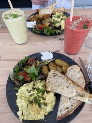 Amazing scrambled eggs 😋😍 at Jord in Malmo