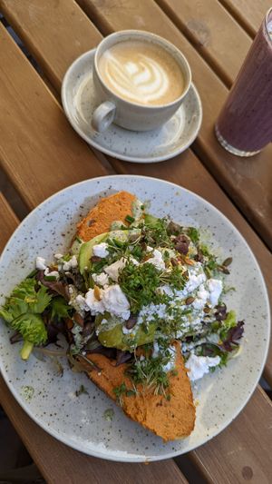 Avocado Hummus Toast at Jord in Malmo