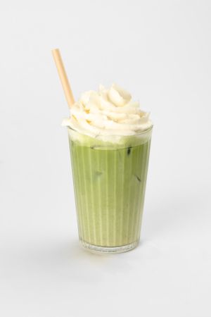 Creamy ice matcha at Jord in Malmo