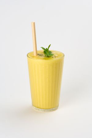 Mango/passionfruit smoothie at Jord in Malmo