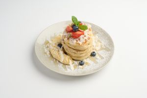 American vegan pancakes original  at Jord in Malmo