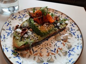 Avocado toast  at Jord in Malmo