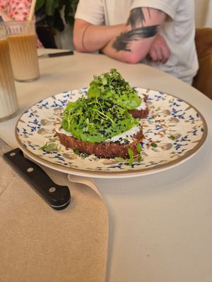 Avocado toast at Jord in Malmo