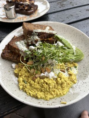Scrambled tofu   at Jord in Malmo