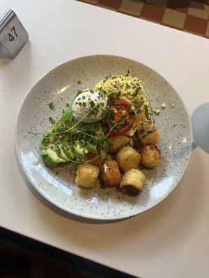 chunky tofu (doesn’t come with bread)  at Jord in Malmo