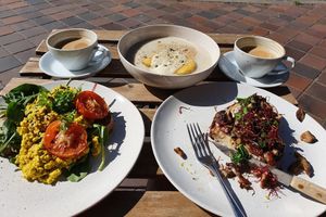 Breakfast in the sun at Jord in Malmo