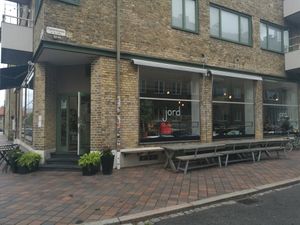 Outdoor seats
 at Jord in Malmo