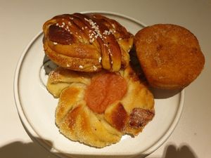 Vegan traditional pastries at Bageri Leve in Malmo