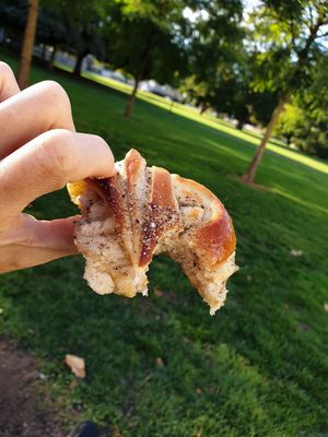 Vegan traditional pastry yum at Bageri Leve in Malmo