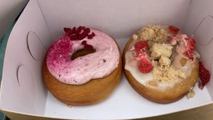 Amazing vegan donuts 😍😋 at Bageri Leve in Malmo