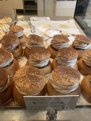 Special semla  at Bageri Leve in Malmo