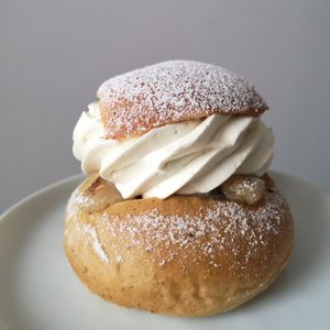 The Swedish "semla" at Bageri Leve in Malmo