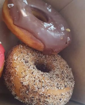 Friday donuts with chocolate and coffee at Bageri Leve in Malmo