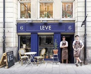 The exterior at Bageri Leve in Malmo