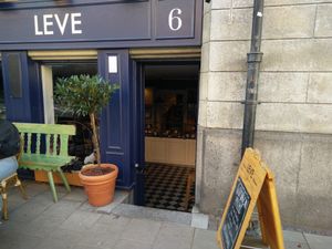 view from the outside at Bageri Leve in Malmo